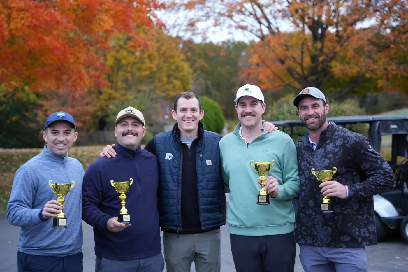 Offscript members on the course