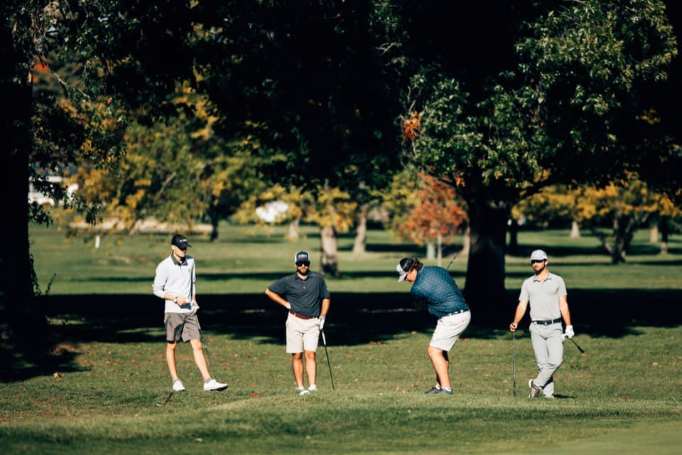 Group on the fairway