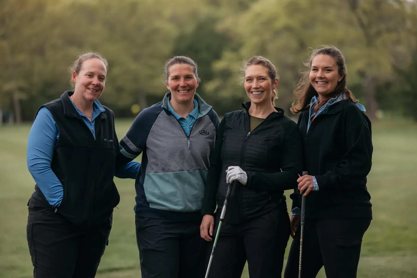 Offscript members on the course