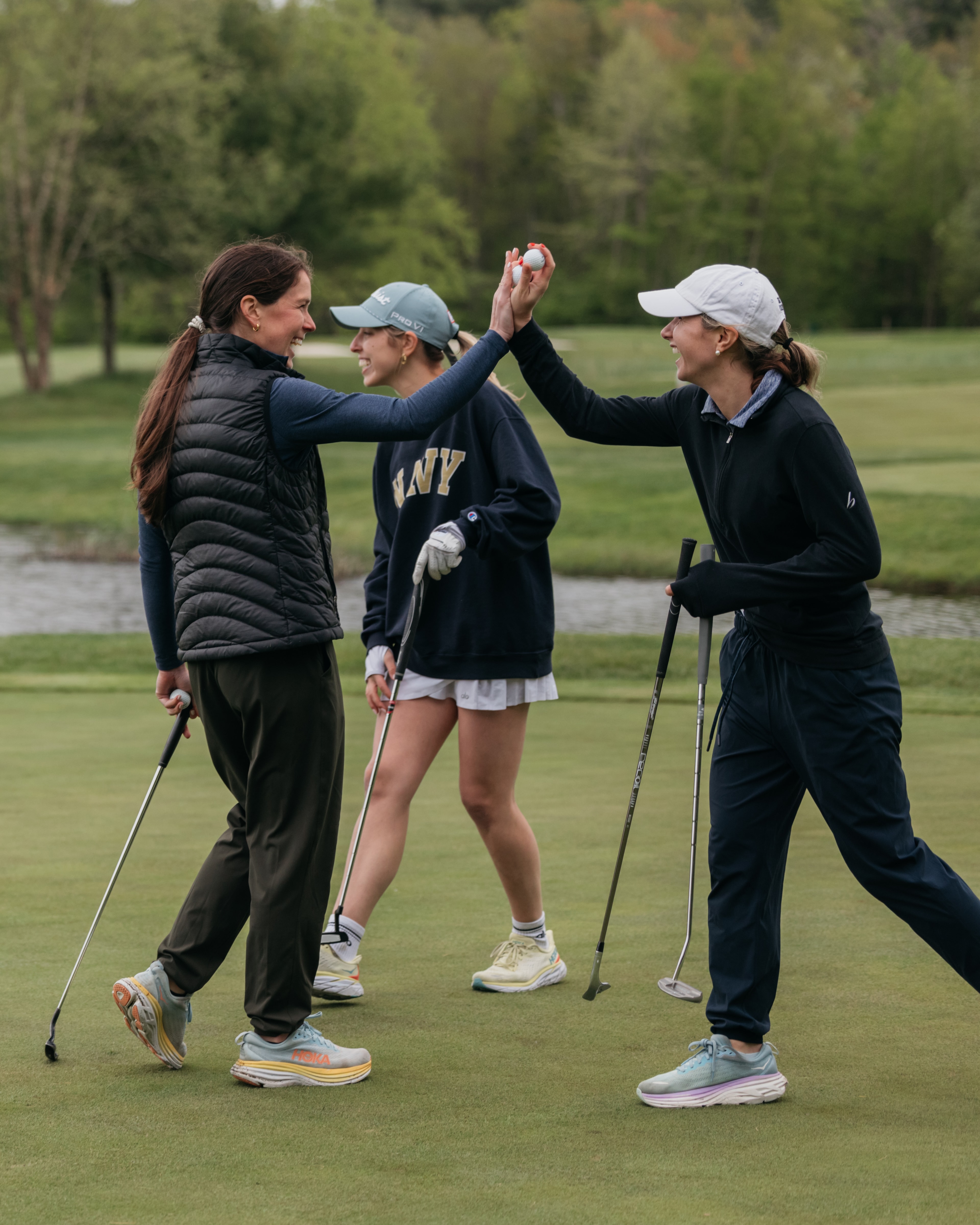 Ladies enjoying a round of golf